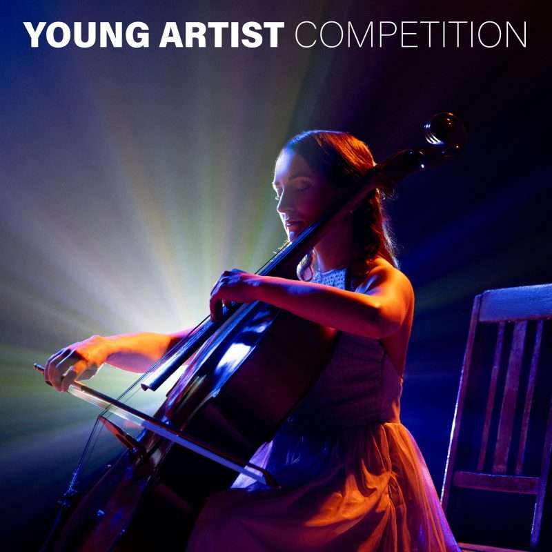 Young Artists Competition, Girl playing cello Young Artists Competition, Girl playing cello